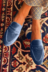 Raquel | Mocasín de terciopelo