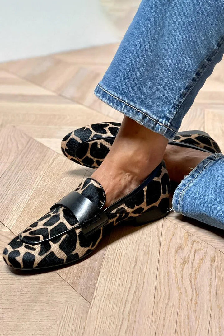 Cielo | Mocasín estampado animal print