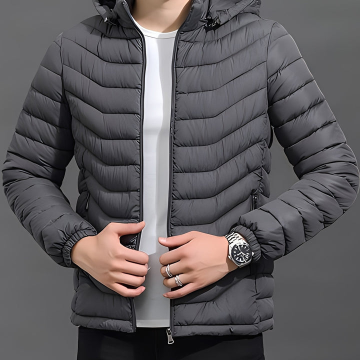 Enzo | Parka acolchada con capucha desmontable