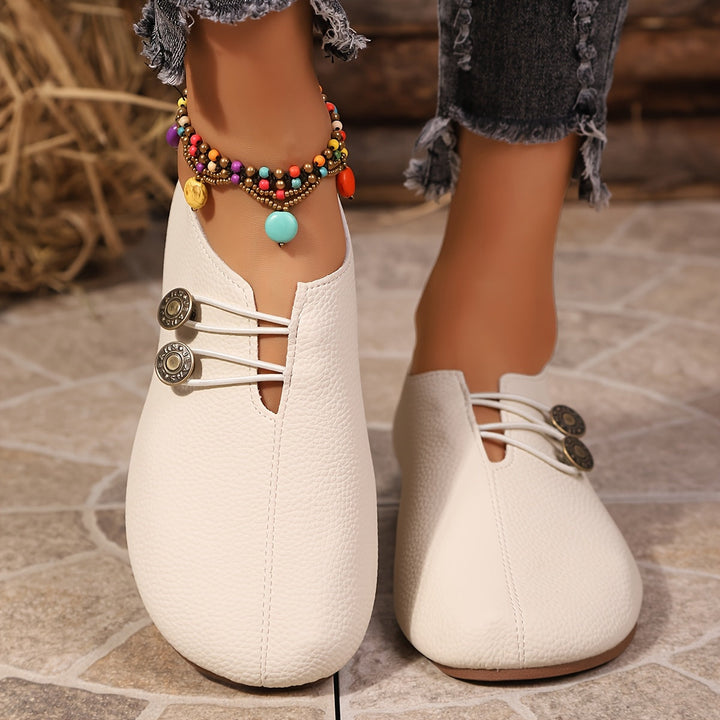 Cristal | Mocasines planos sin cordones