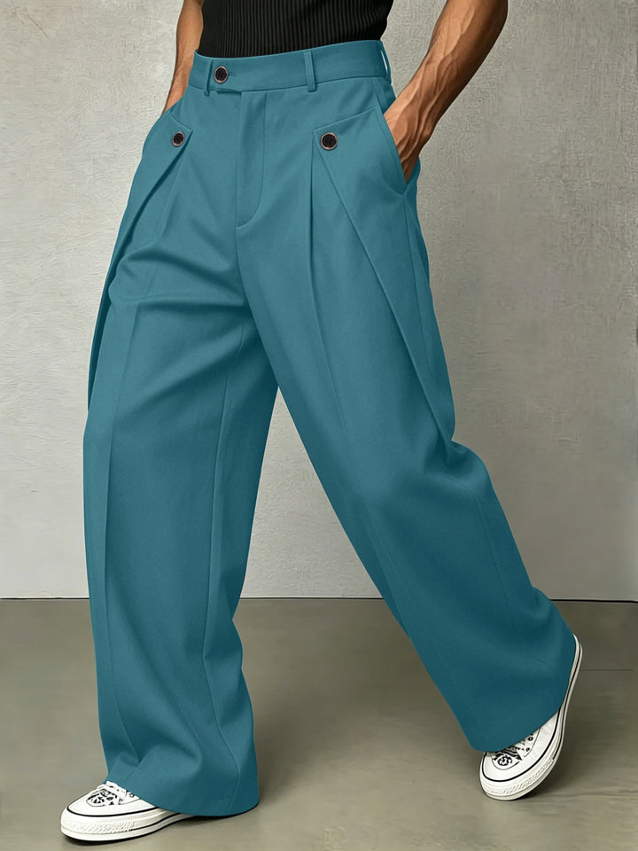 Fidel | Pantalón ancho con pinzas