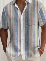 Mateo | Camisa de rayas manga corta