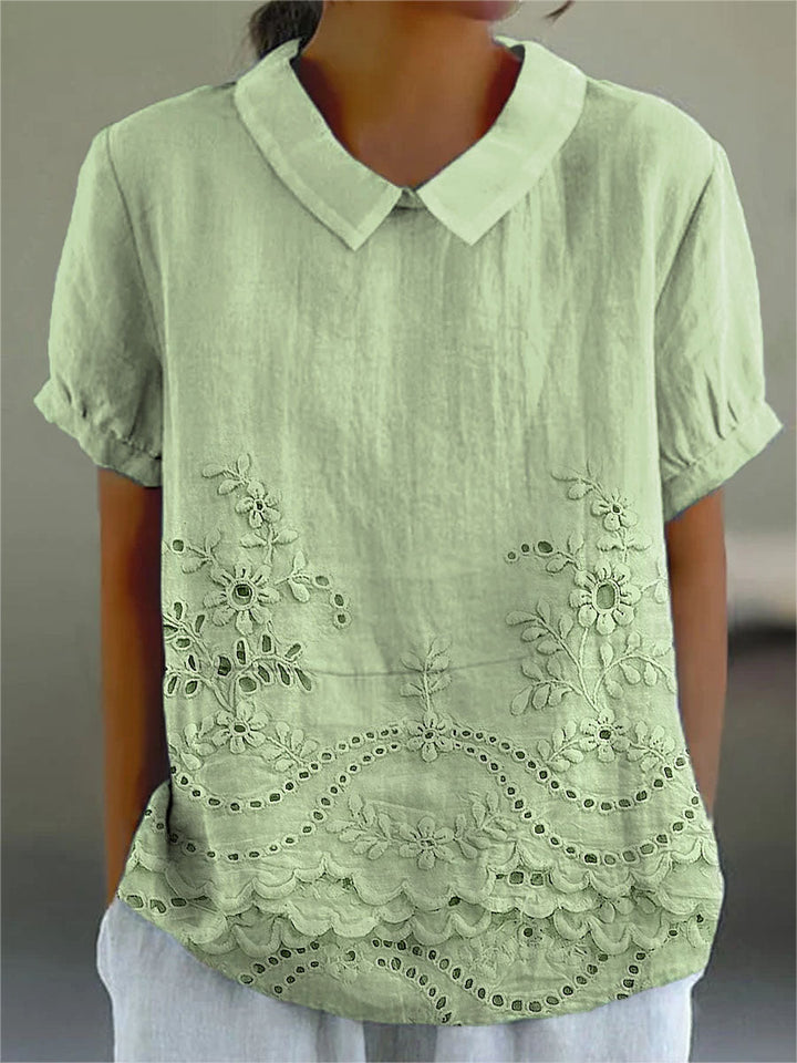 Marcia Andrea | Blusa bordada floral