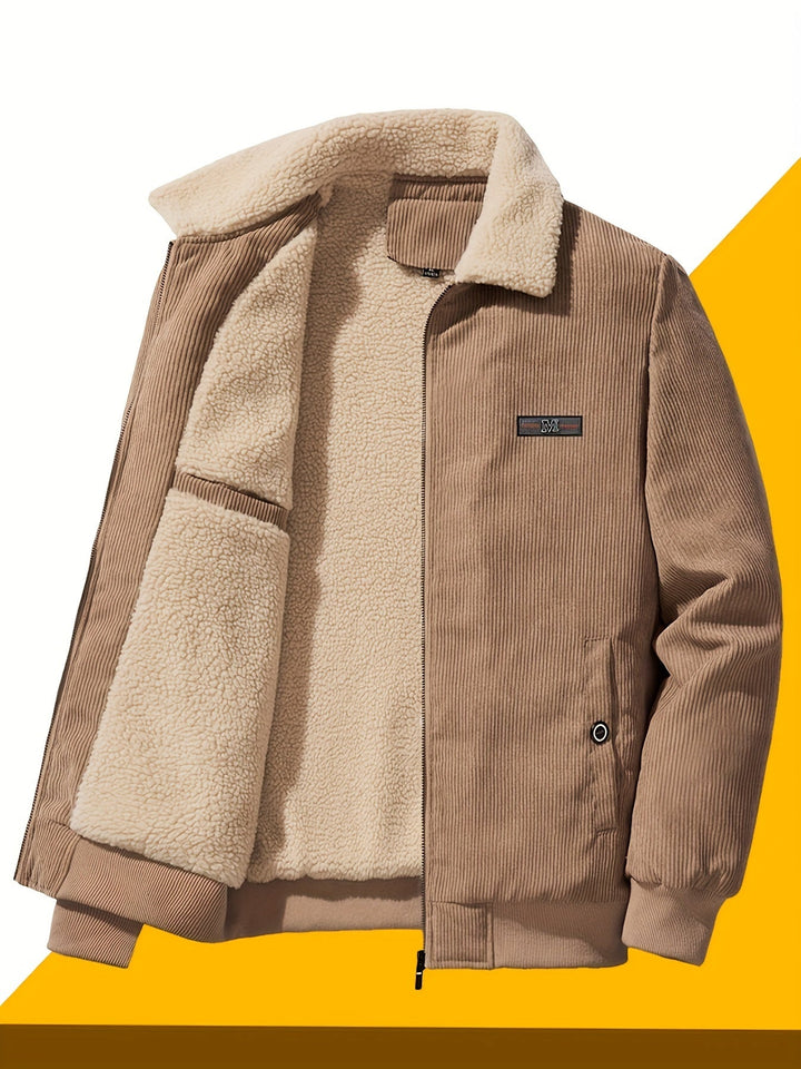 Fernando | Chaqueta de hombre forrada en peluche