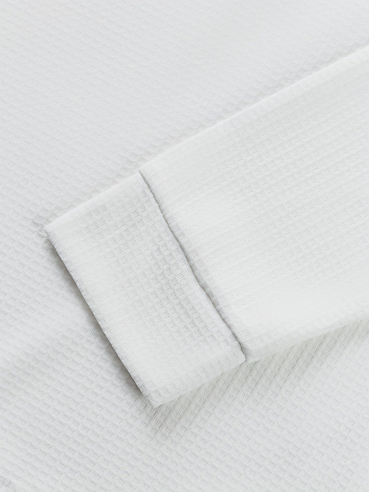 Gunther | Polera henley manga larga con textura