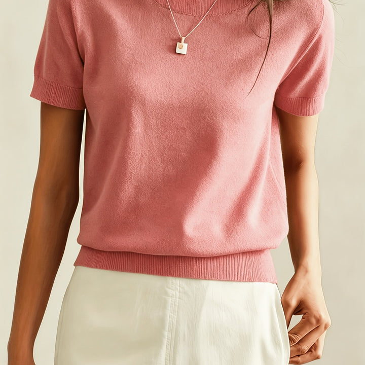 Lucila | Sweater de punto fino manga corta