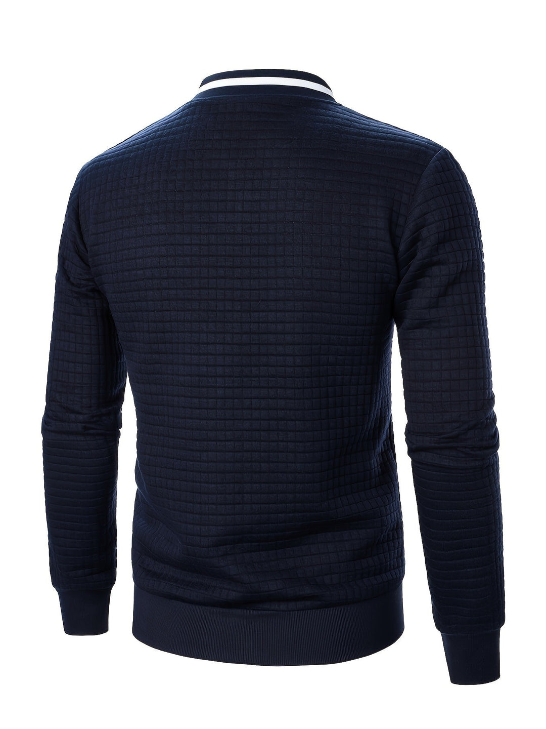 Anthony | Chaqueta bomber con textura y cierre completo