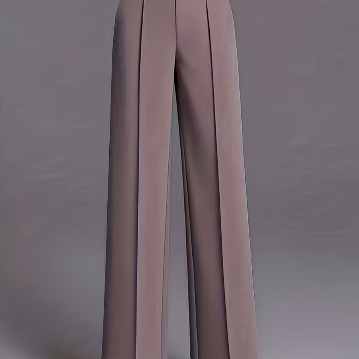 Saray | Pantalones de tiro alto y pierna ancha