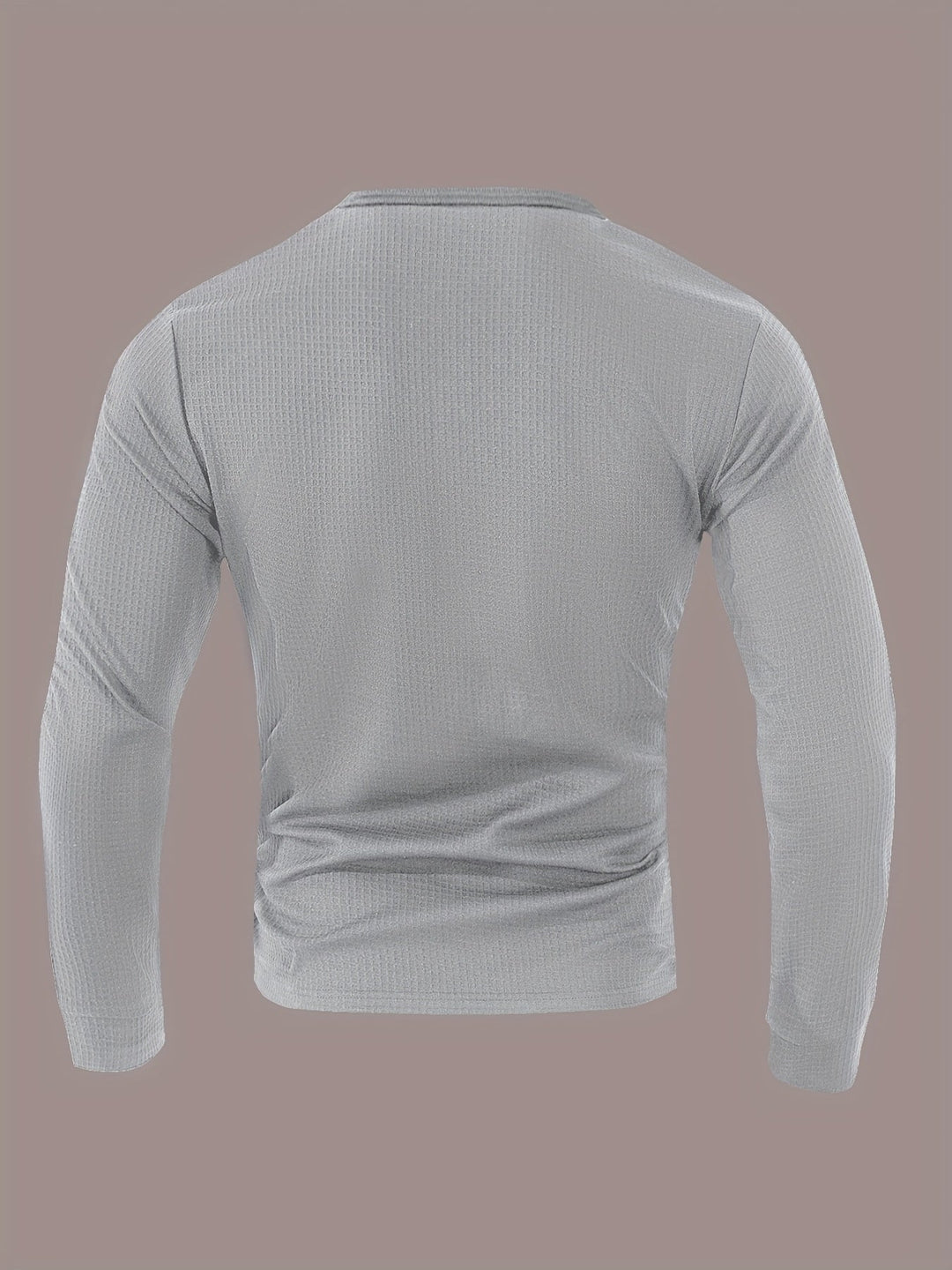Gunther | Polera henley manga larga con textura