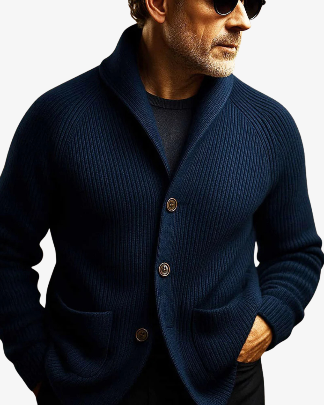 Efraín | Cardigan de punto con botones