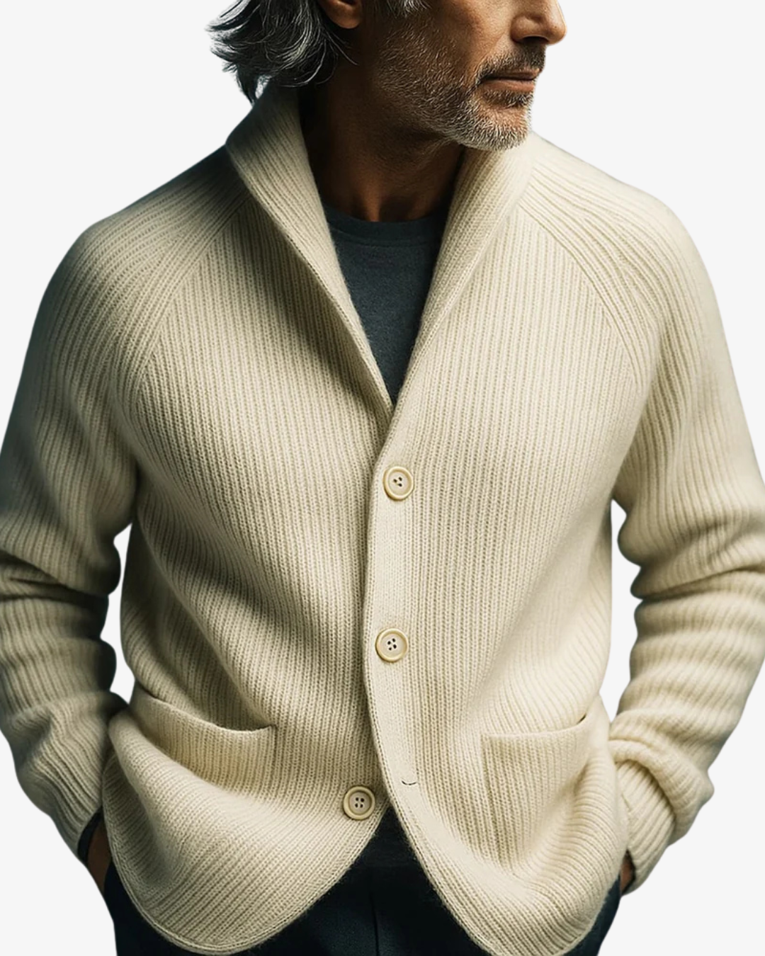Efraín | Cardigan de punto con botones