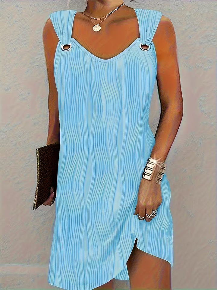 Antonella Paz | Vestido sin mangas con escote en V