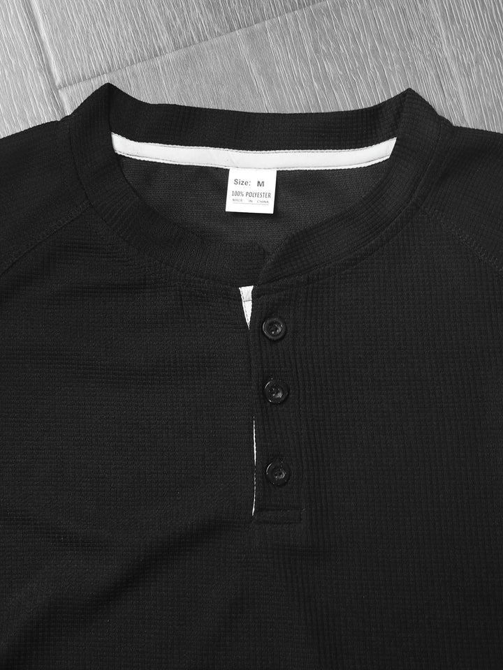 René | Polera henley manga larga