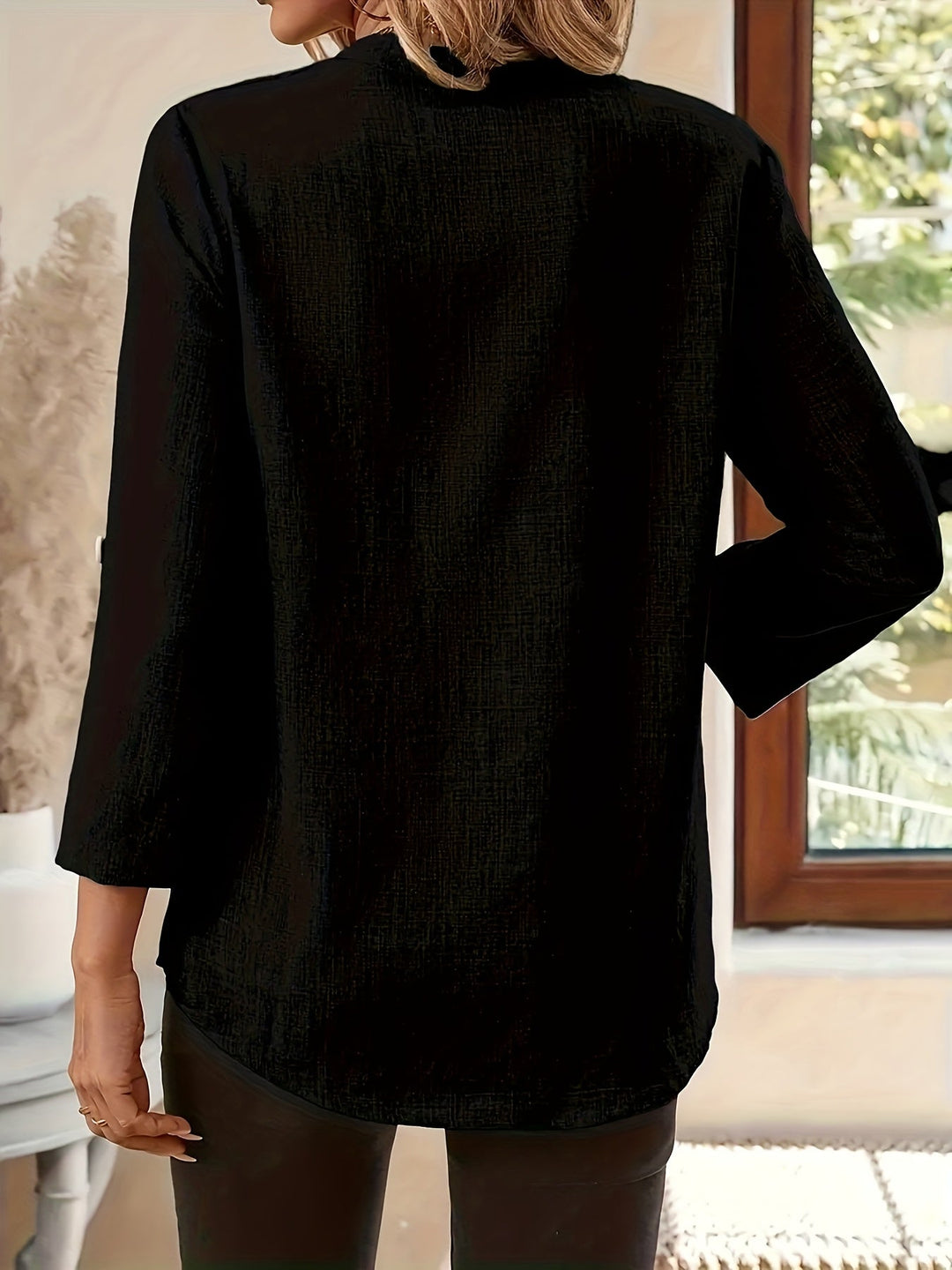 Anahí | Blusa cuello V holgada
