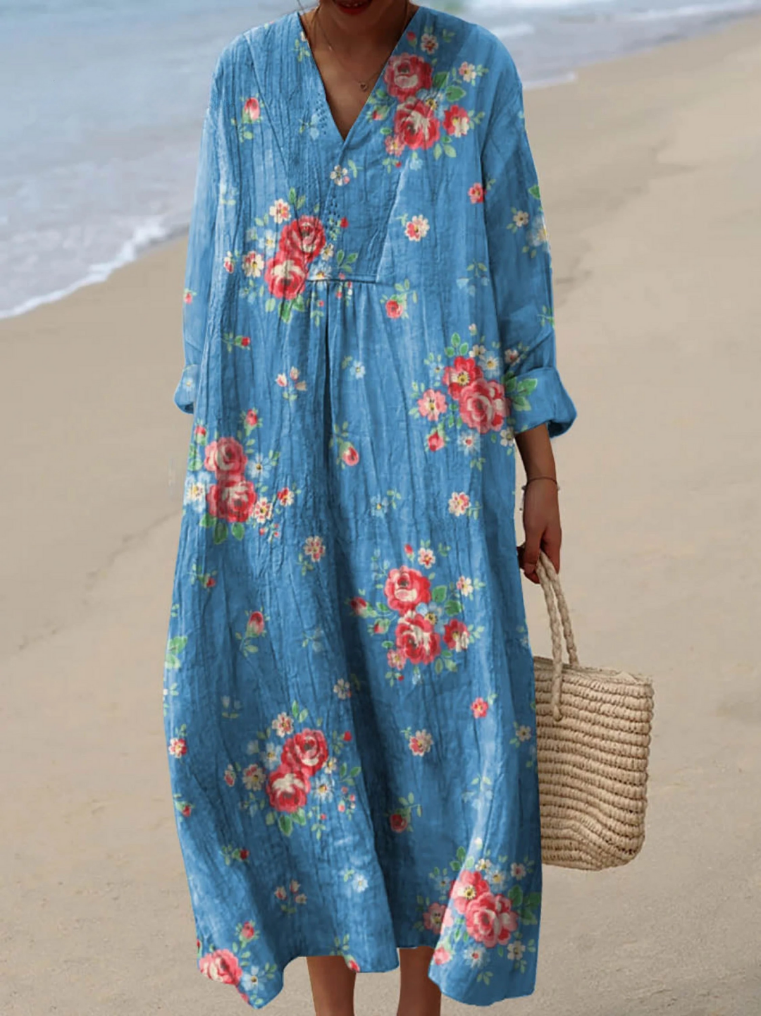 Rosalinda | Vestido largo floral vintage