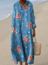 Rosalinda | Vestido largo floral vintage
