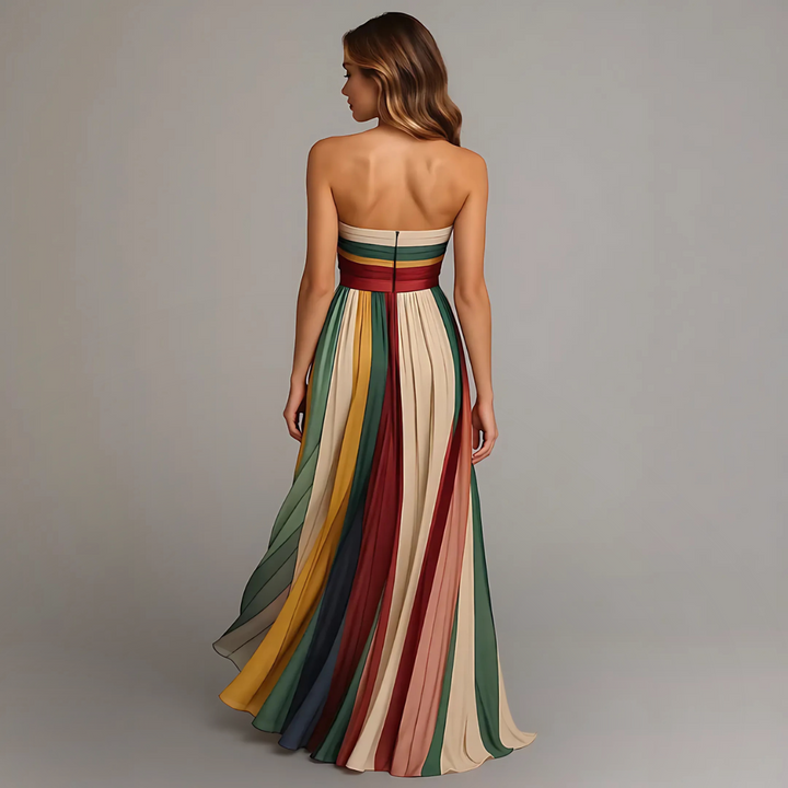 Maritza | Vestido largo multicolor