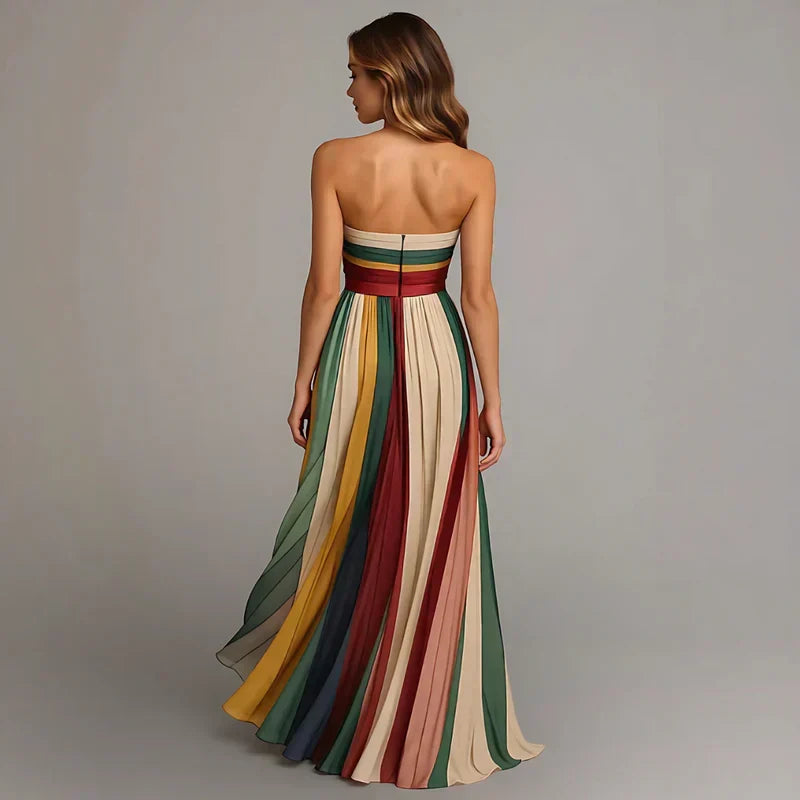 María Gracia | Vestido largo multicolor