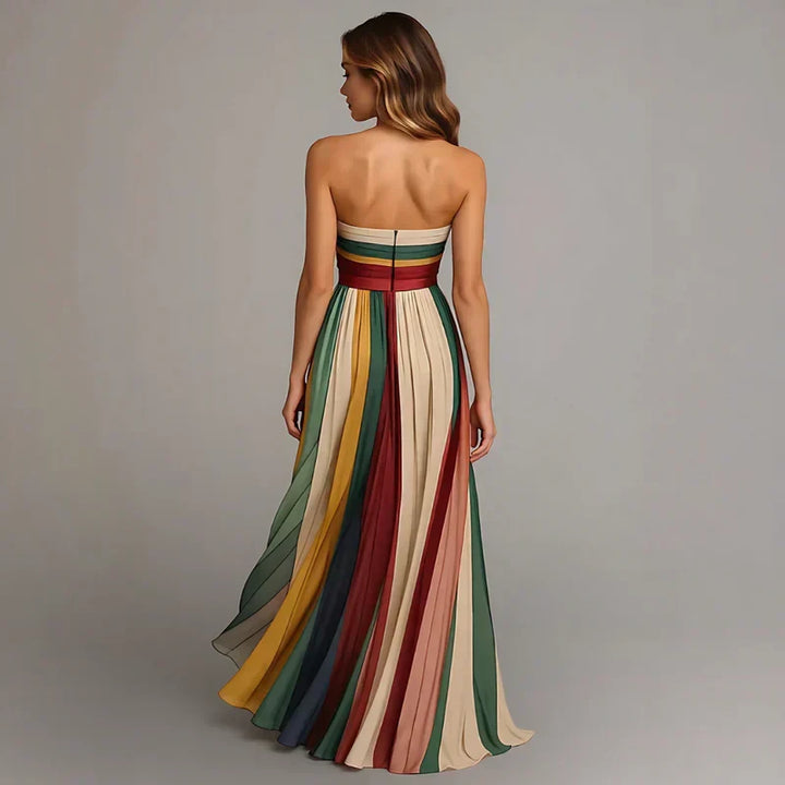María Gracia | Vestido largo multicolor