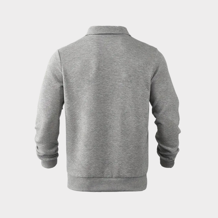 Florencio | Sweater texturado con medio cierre