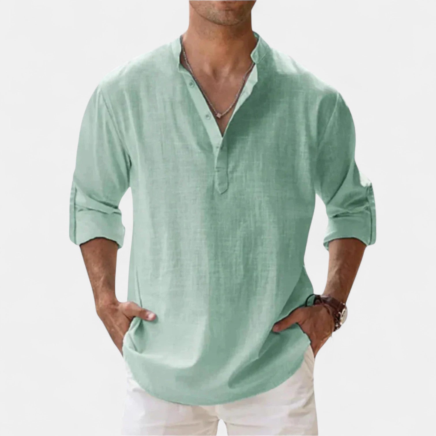 Lorenzo | Camisa Clásica de Algodón