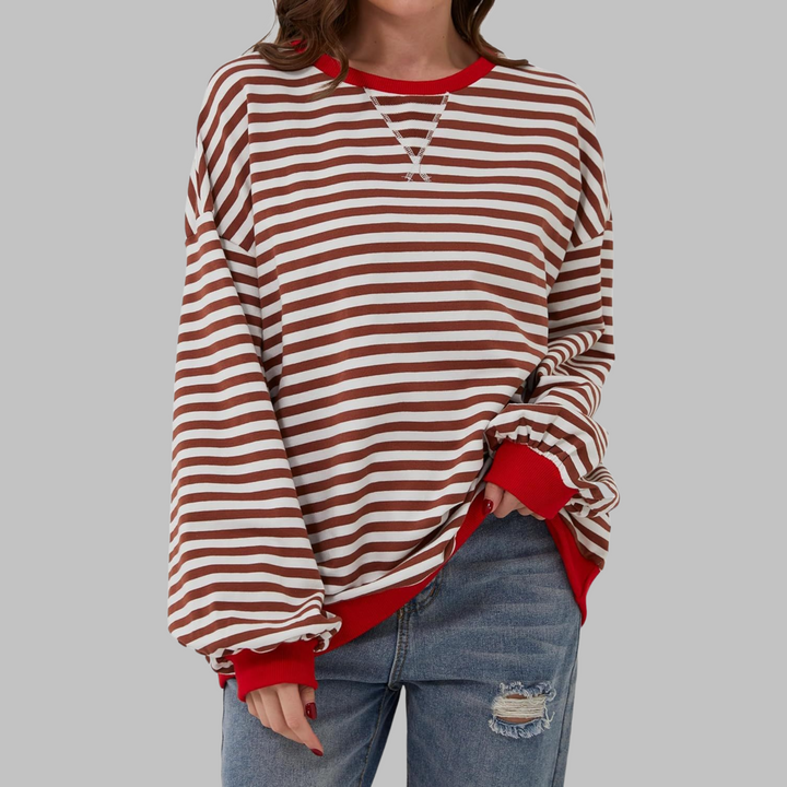Yasmín | Sweater a rayas de manga larga