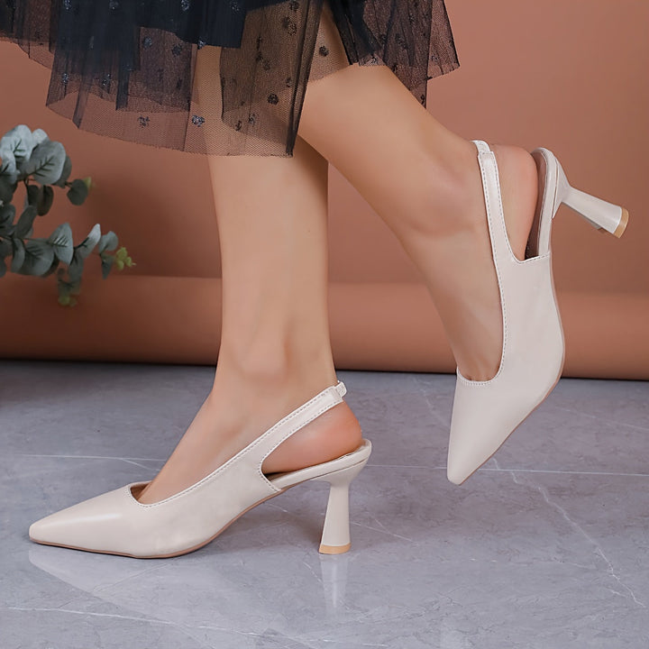 María Ester | Zapatos de taco destalonados en punta