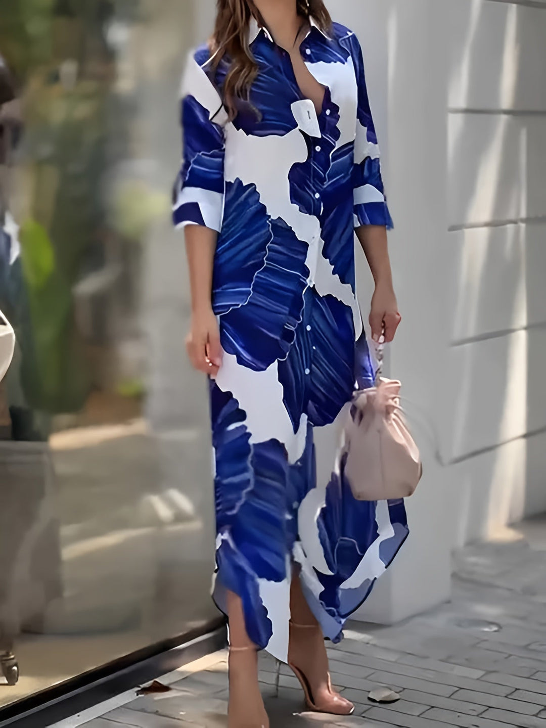 Paulina Andrea | Vestido largo estampado