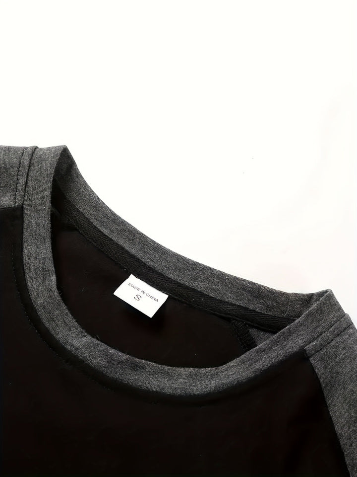 Diego Ignacio | Polera manga larga bicolor