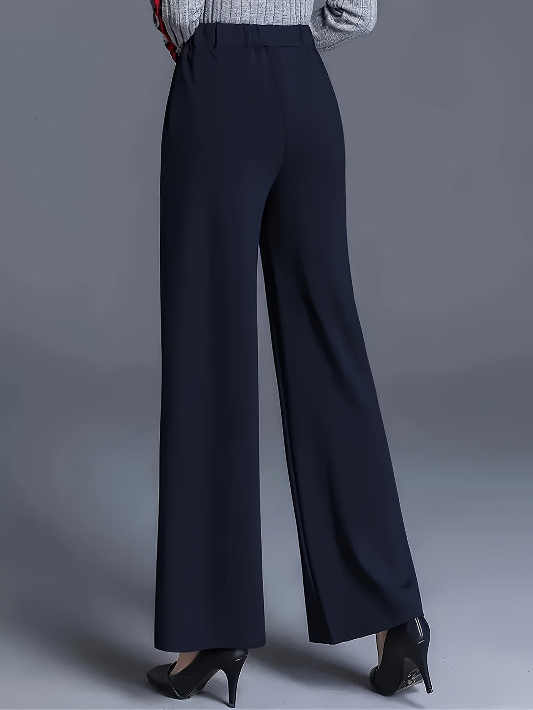 Saray | Pantalones de tiro alto y pierna ancha