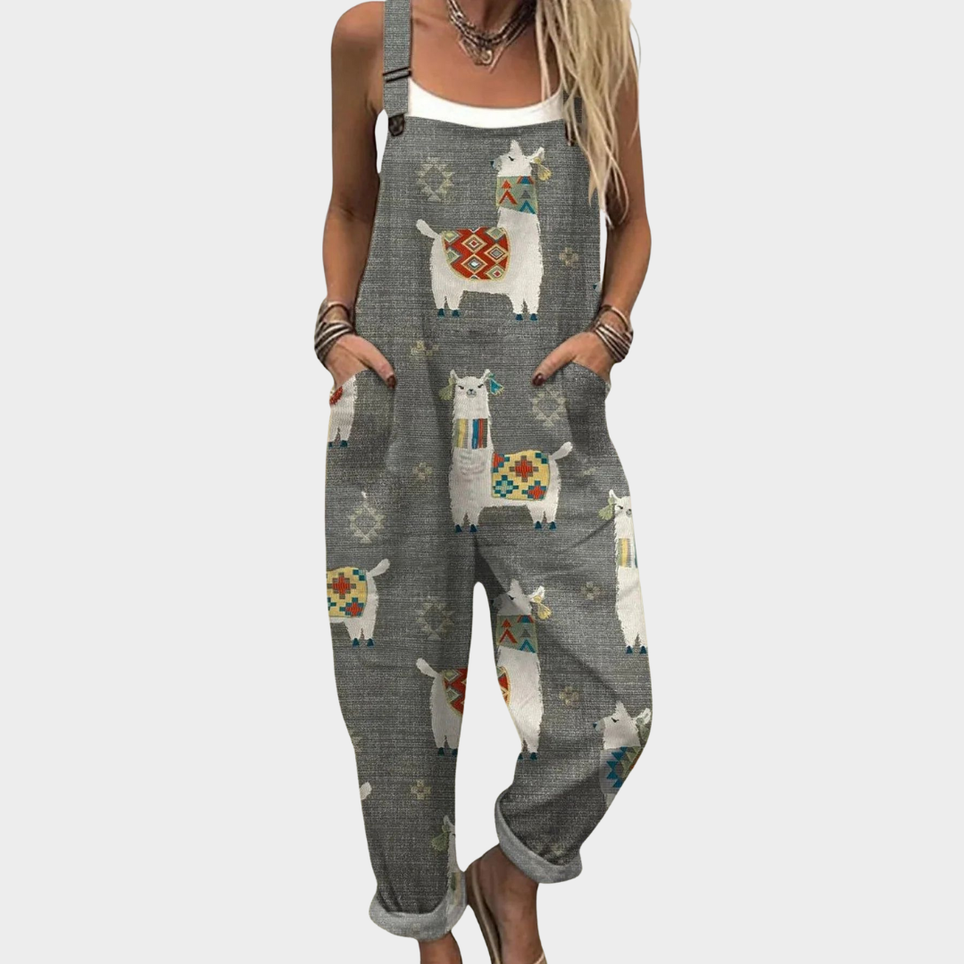 Marlén | Jardinera ancha estampada