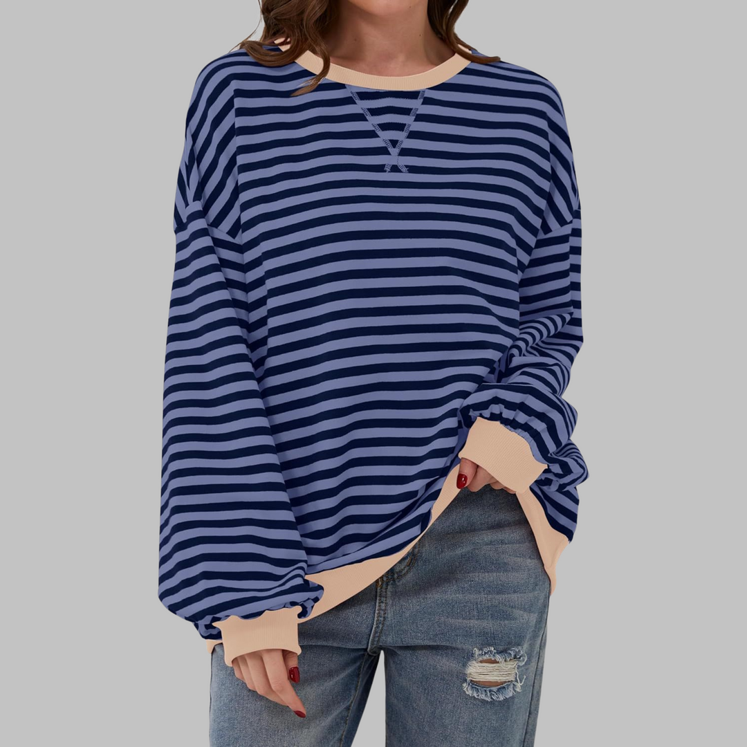 Yasmín | Sweater a rayas de manga larga