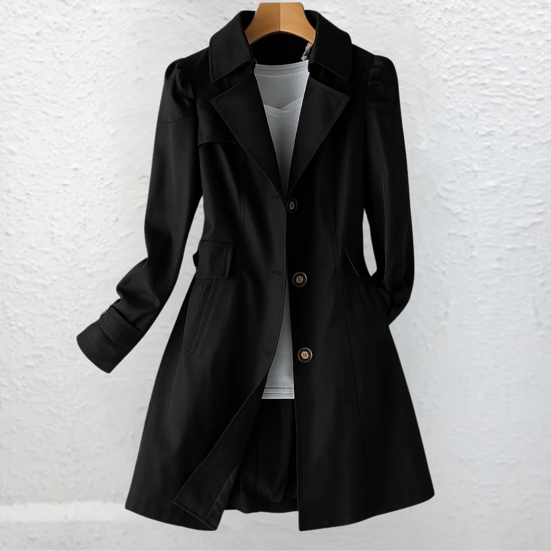 Obdulia | Abrigo cuello trench vintage