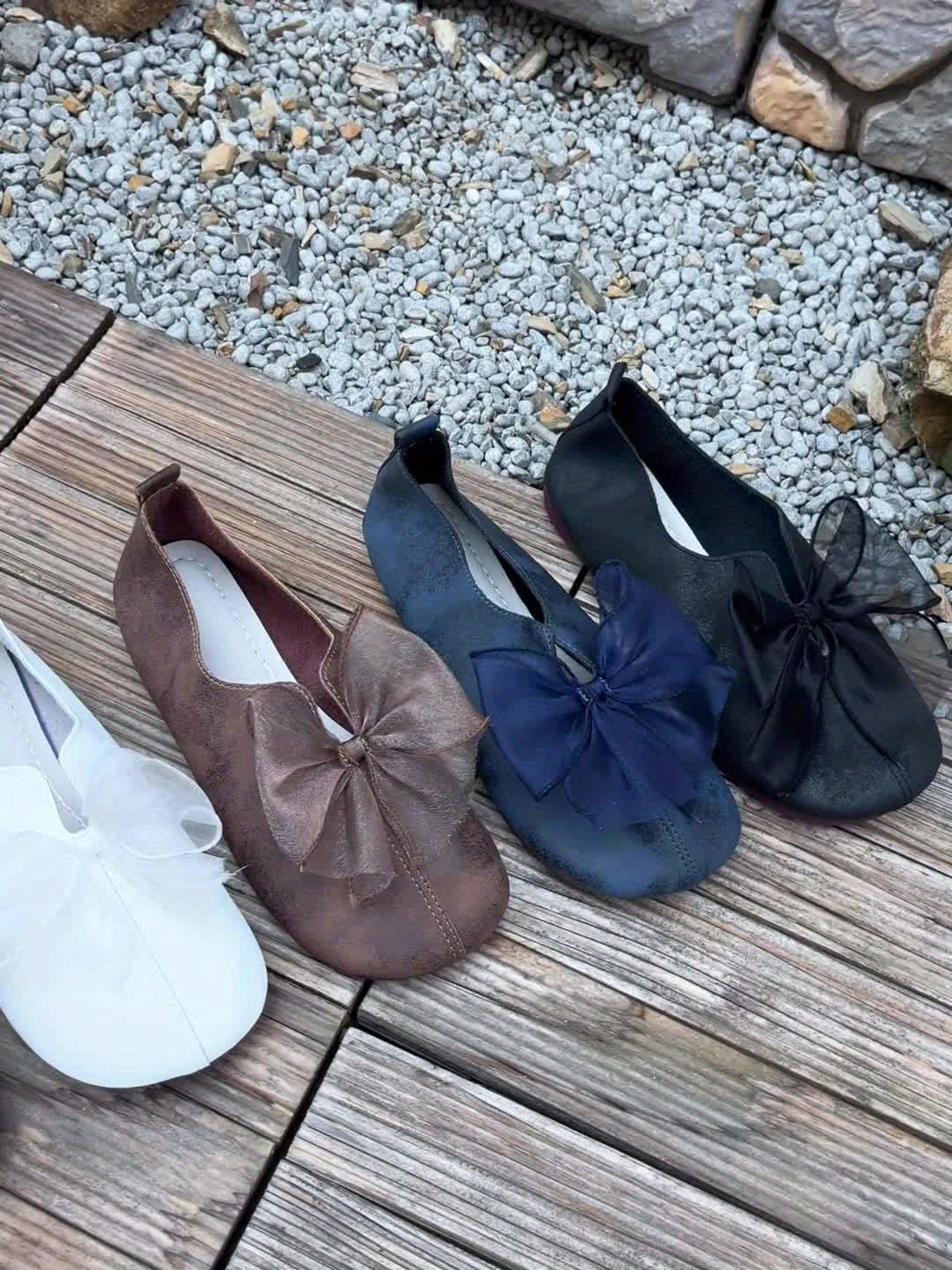 Cecilia | Balerinas con moño de organza
