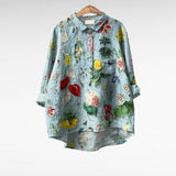 Pascale | Blusa floral con botones