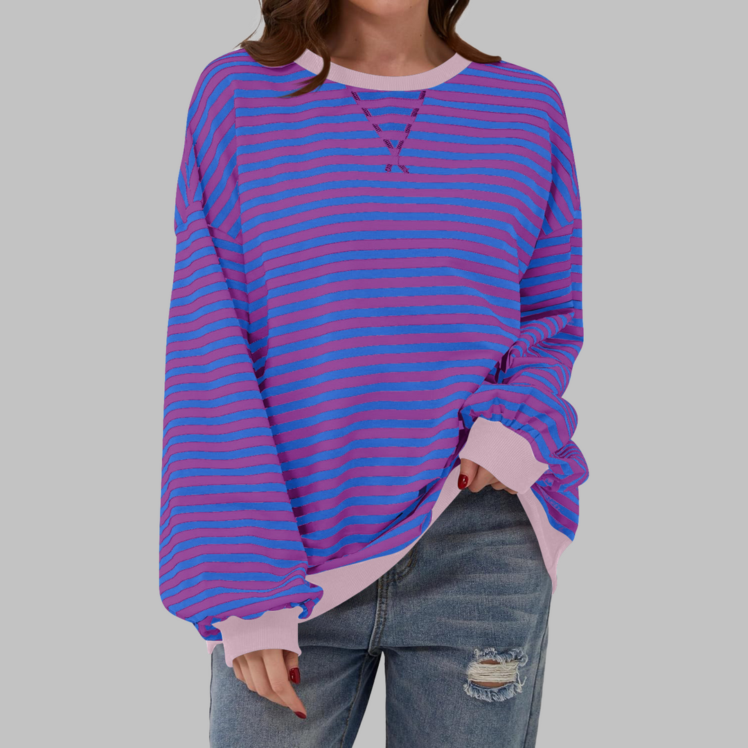 Yasmín | Sweater a rayas de manga larga
