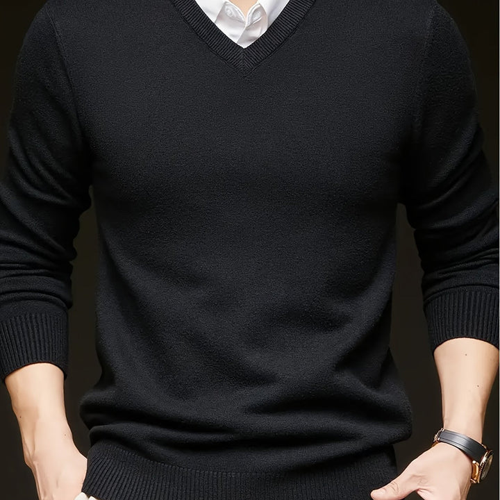 Germán | Sweater cuello V para hombre