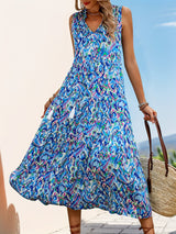Berenice | Vestido largo bohemio con vuelo