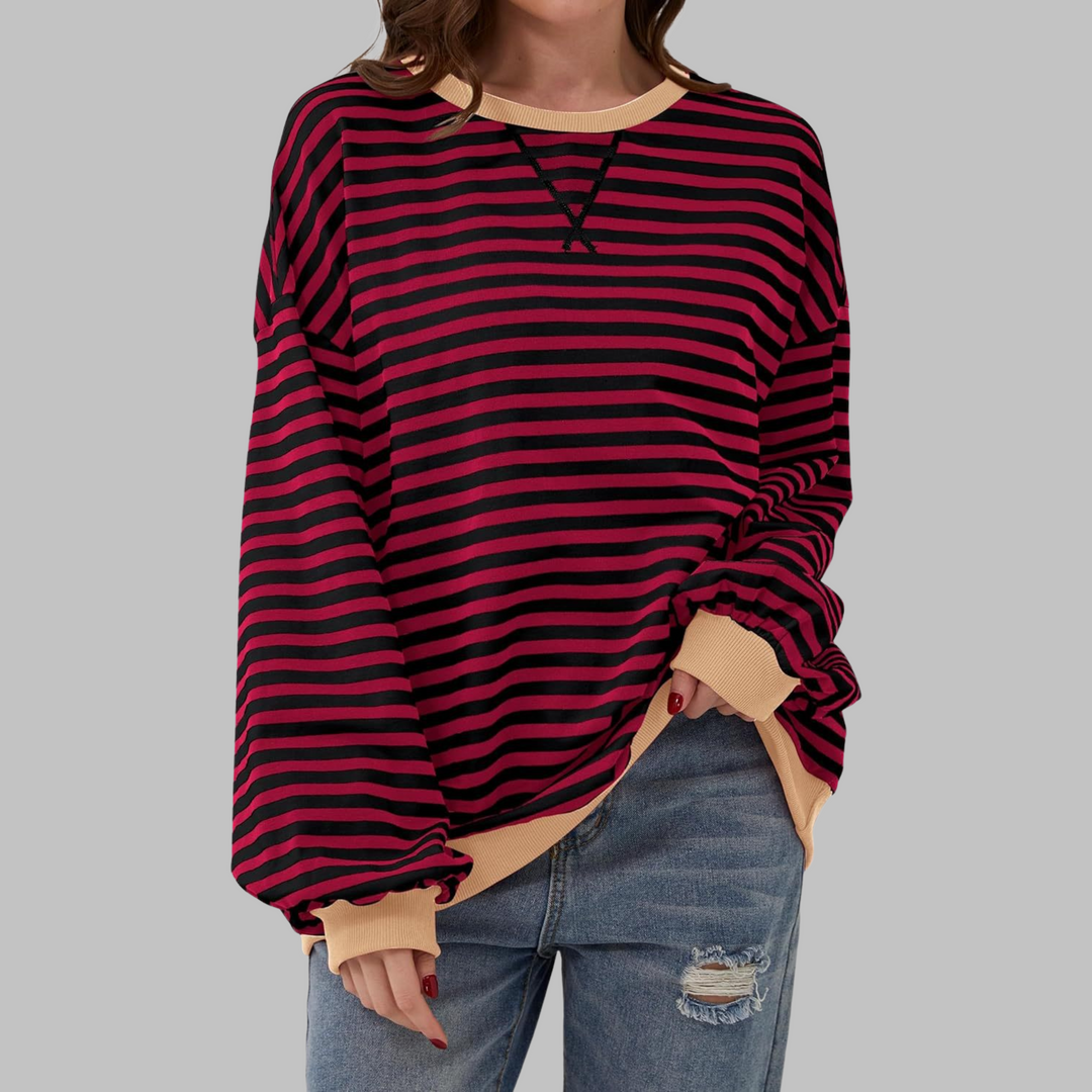 Yasmín | Sweater a rayas de manga larga
