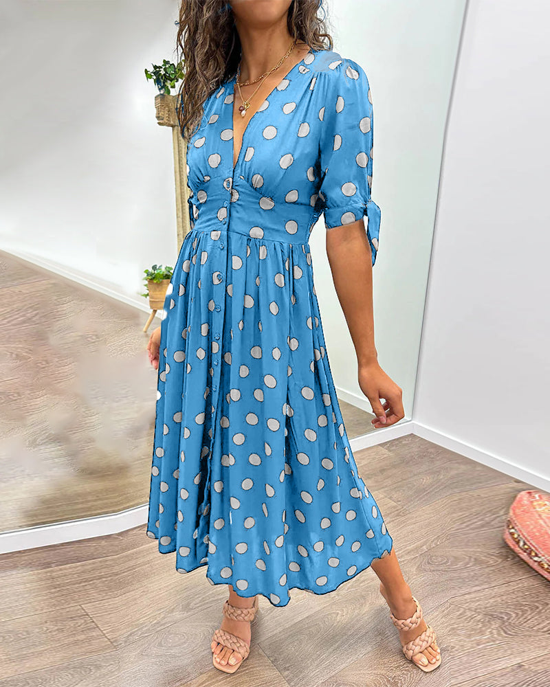 Anna | Vestido de Lunares Femenino y Chic