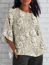 Carmen Gloria | Blusa floral holgada