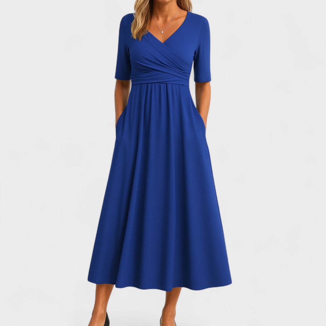 Teresita | Vestido midi plisado