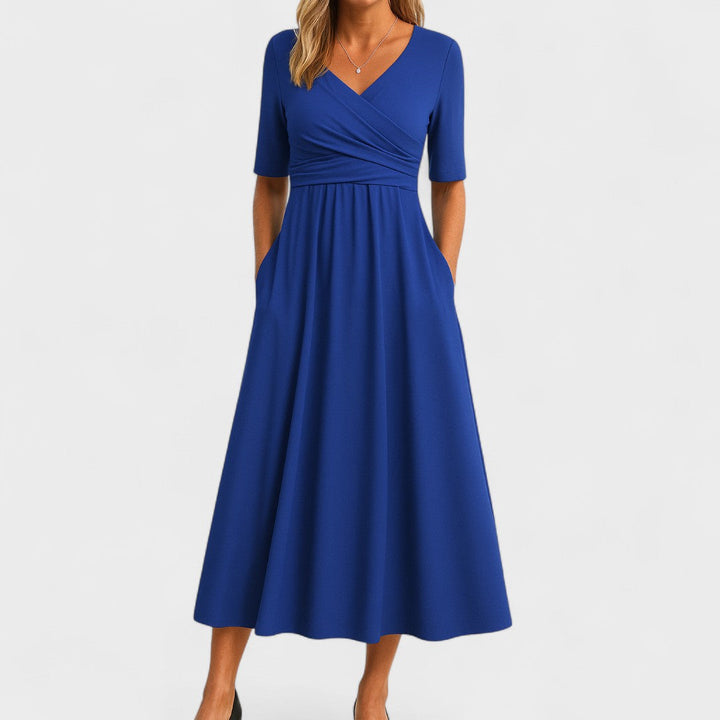 Teresita | Vestido midi plisado