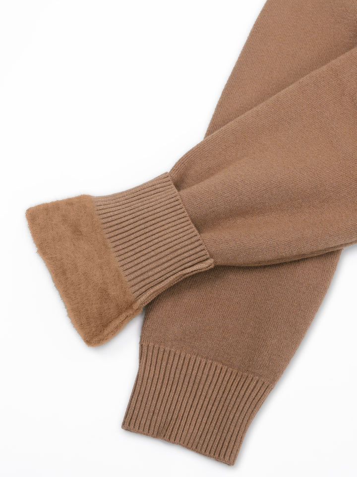 Linda | Sweater cuello alto con forro afelpado