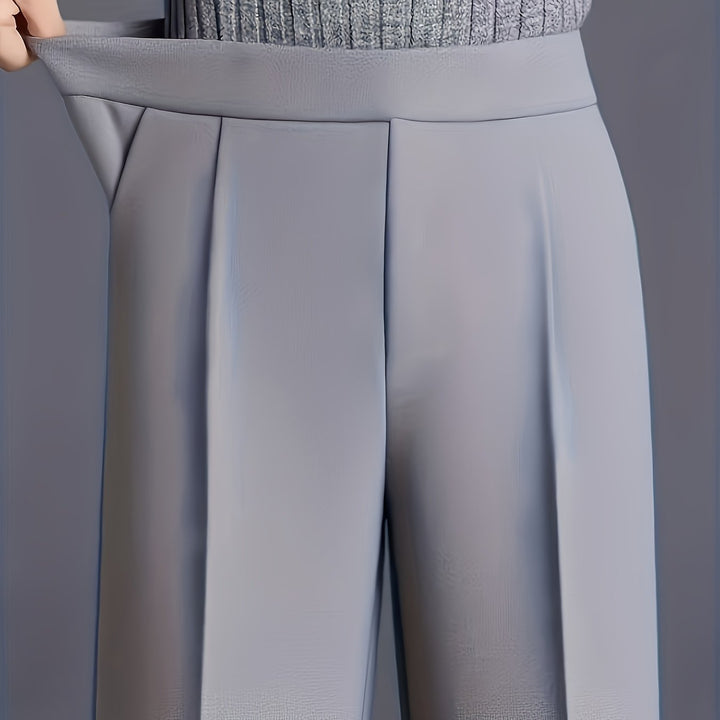 Saray | Pantalones de tiro alto y pierna ancha