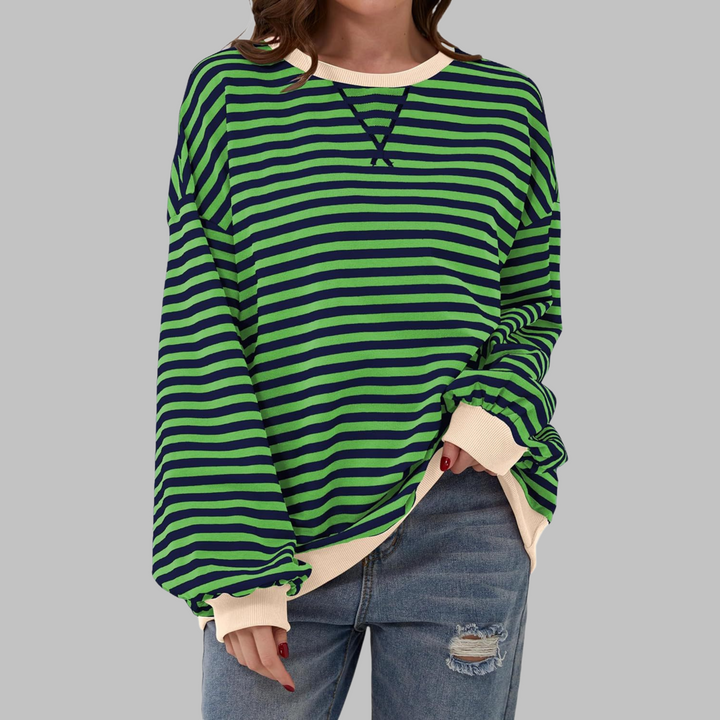 Yasmín | Sweater a rayas de manga larga