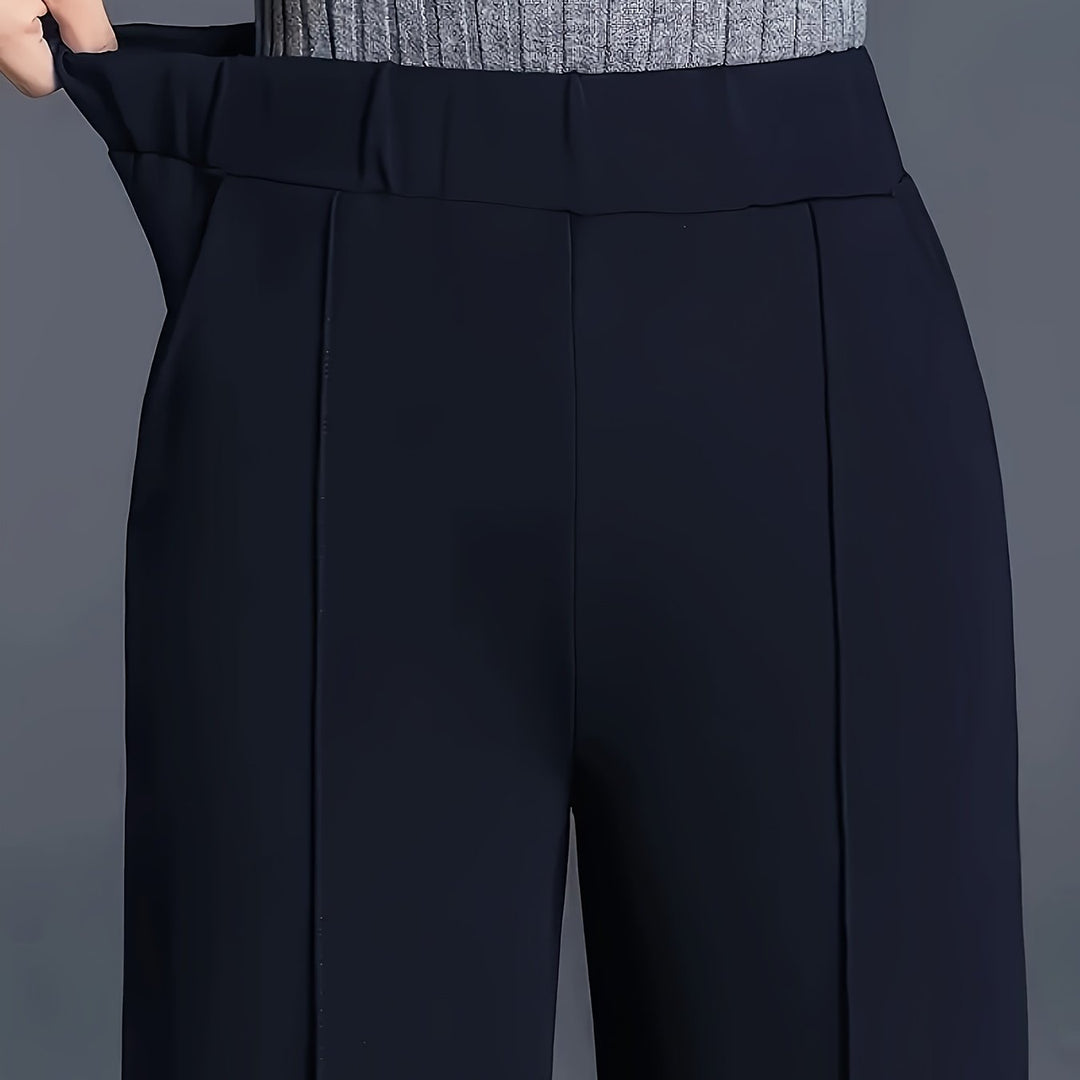 Saray | Pantalones de tiro alto y pierna ancha