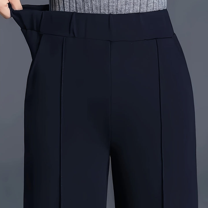 Saray | Pantalones de tiro alto y pierna ancha