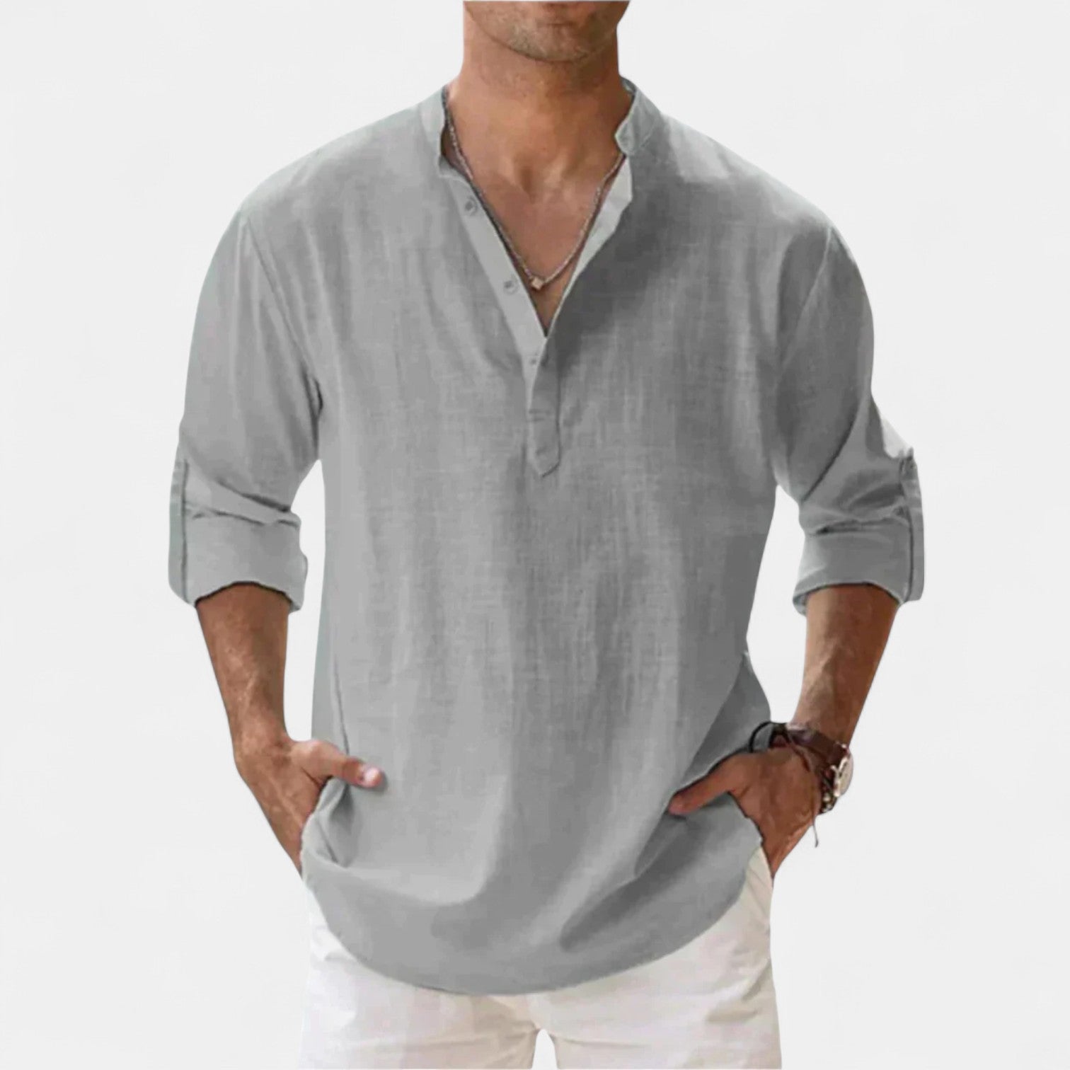 Lorenzo | Camisa Clásica de Algodón