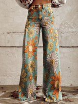 Soledad | Pantalón palazzo estampado floral